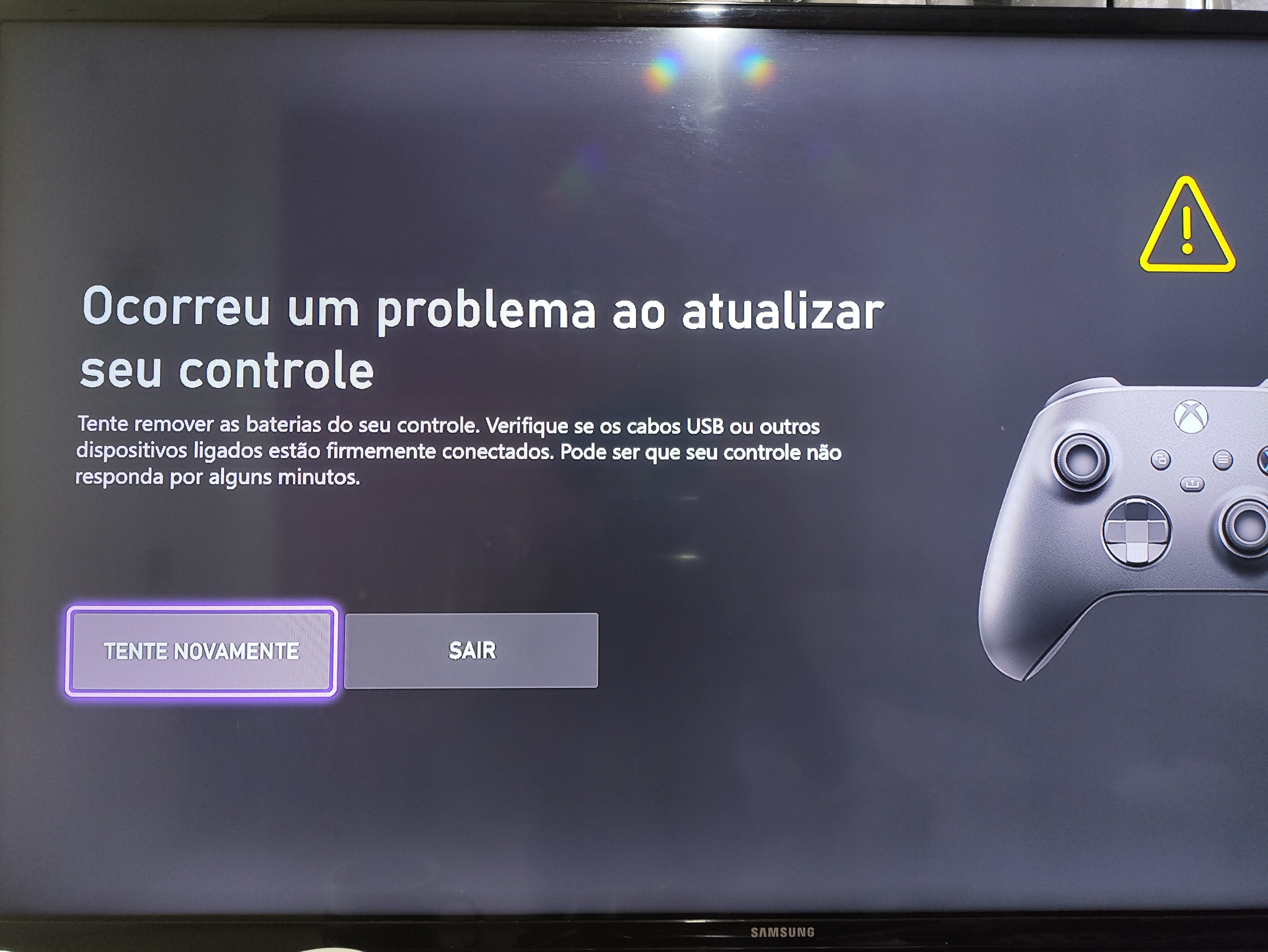 Resolver problemas de atualizações do sistema no Xbox