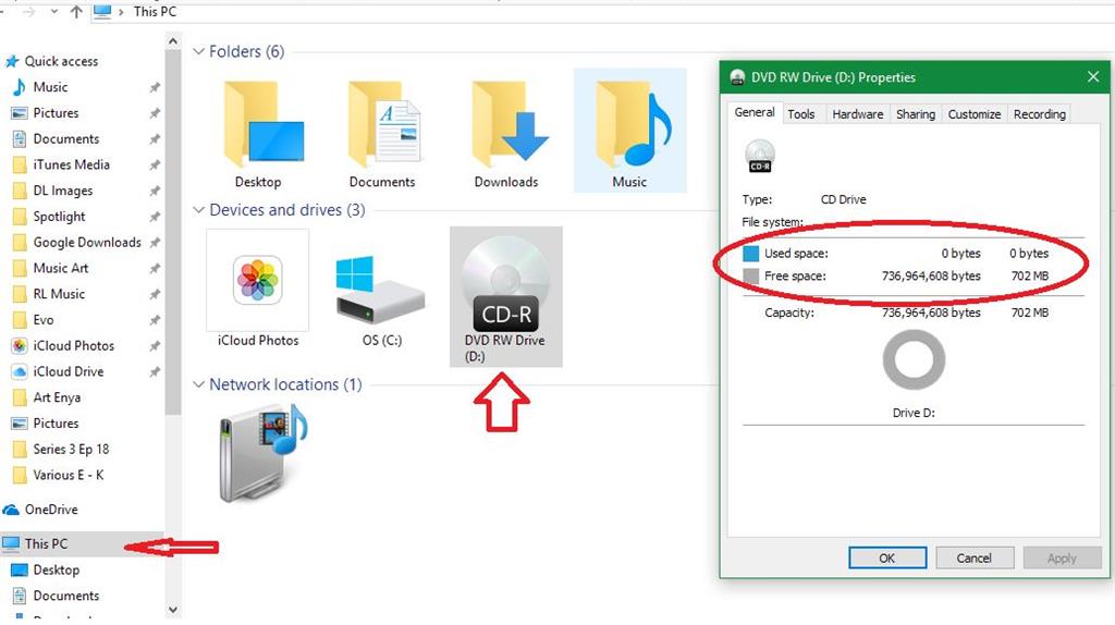 Windows media Player Blank CD not recognized Microsoft Community