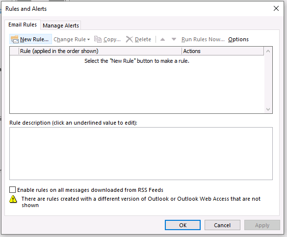 Outlook 2016 On Desktop Not Showing Rules From Office 365 Online ...