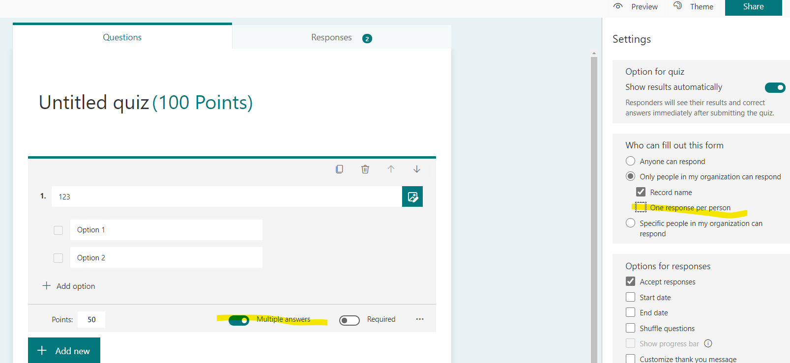 How To Make Microsoft Forms Public