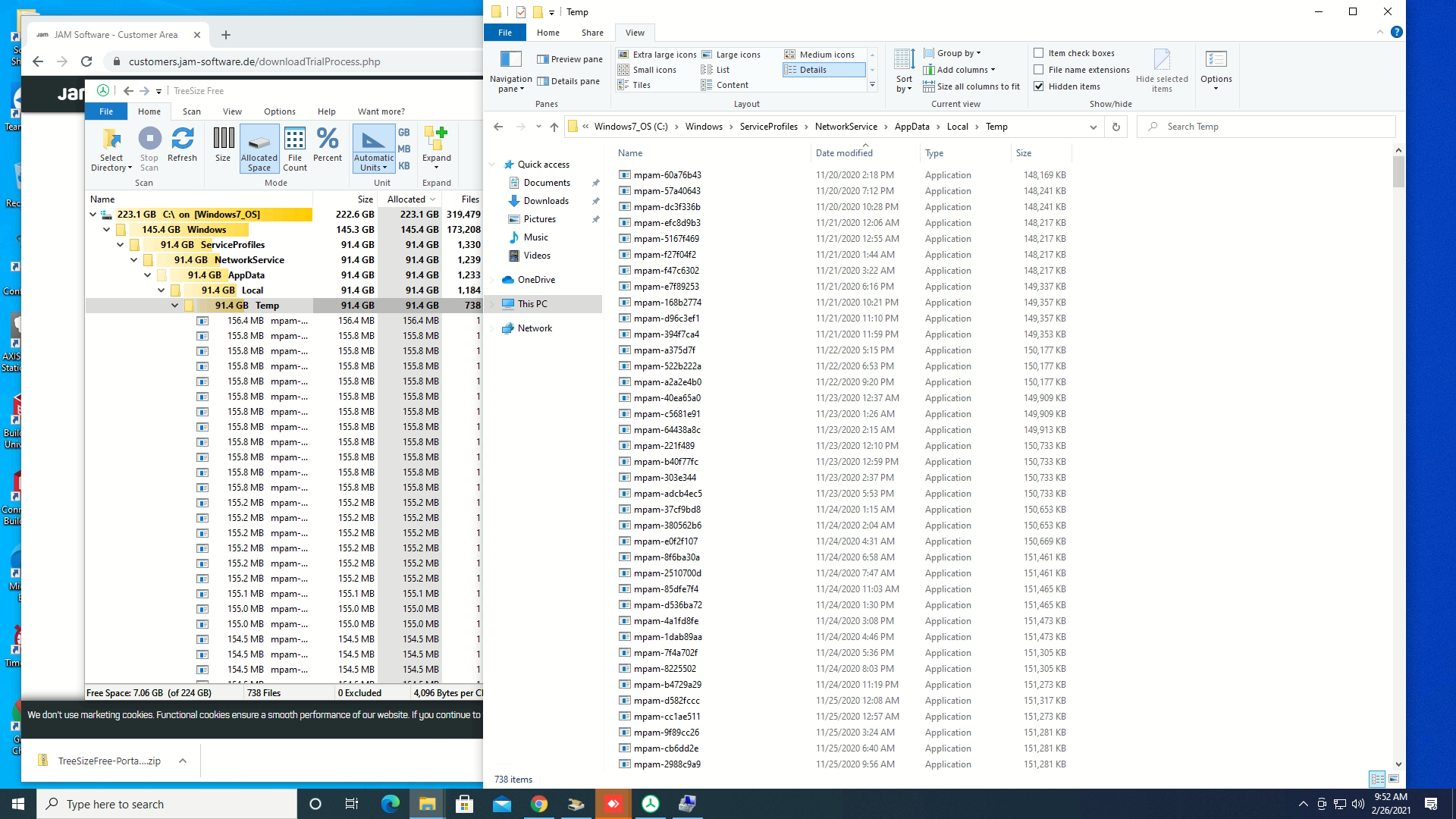 Очистка папки Windows от мусора