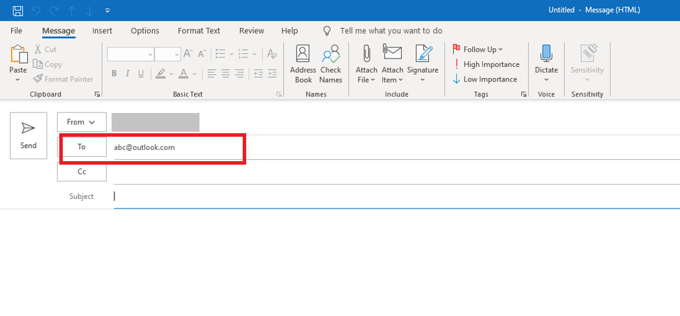 How to connect from excel email address to outlook - Microsoft Community