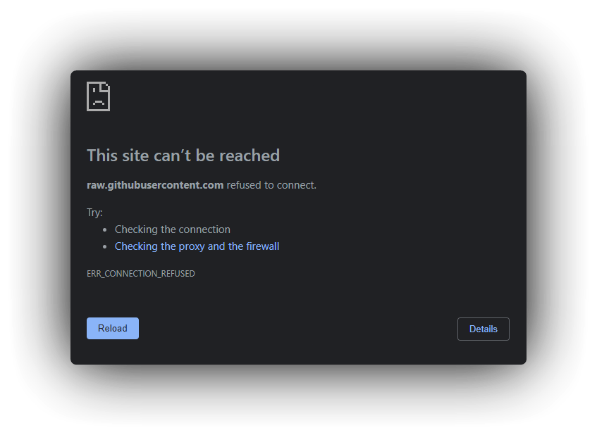 I Am Not Able To Access "raw.githubusercontent.com" Links - Microsoft ...