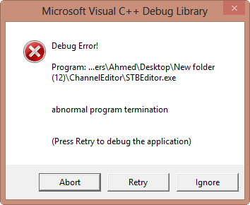 I Have Probleme Message Microsoft Visual C Debug Microsoft Community