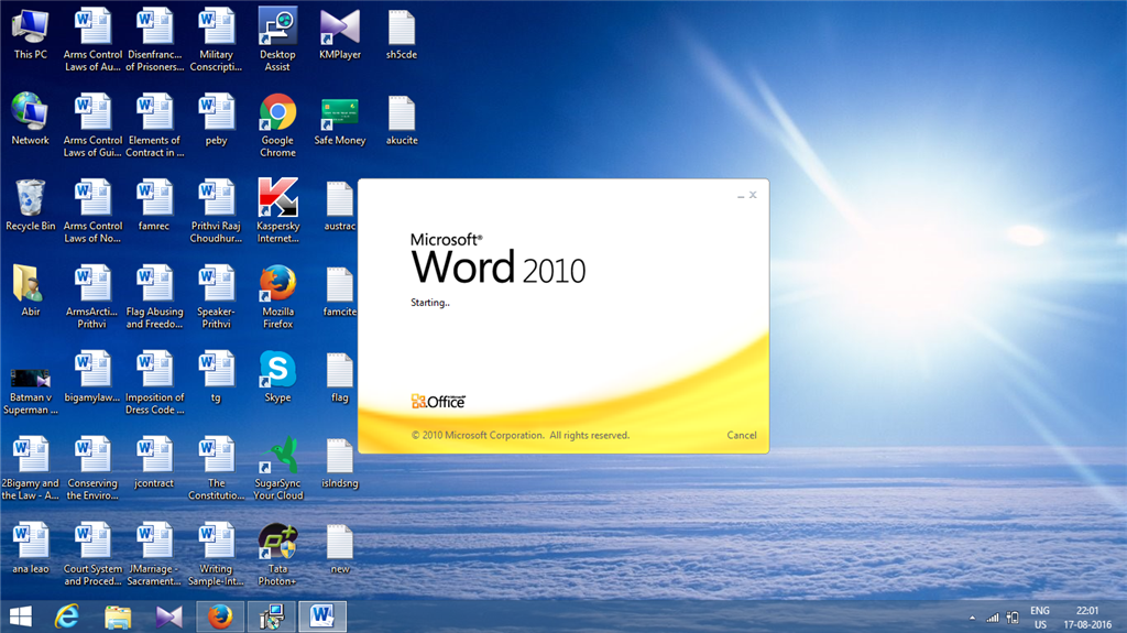 Microsoft word will not open windows 10