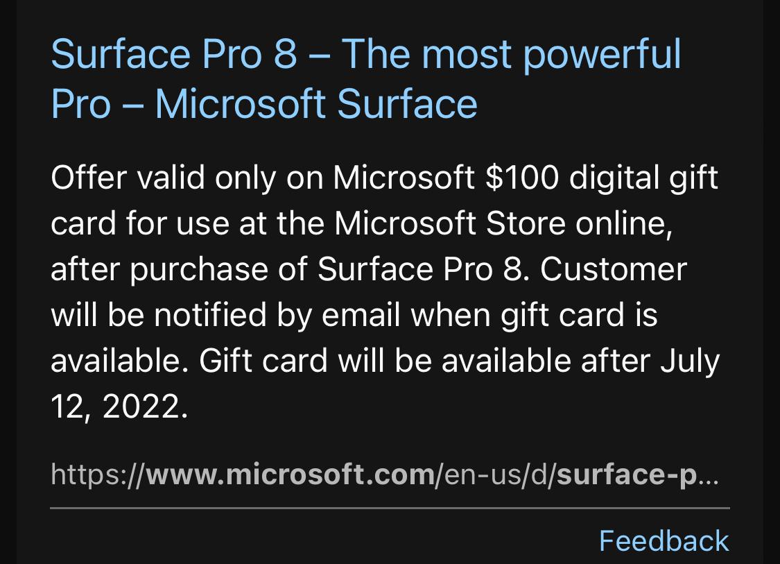 Gift card Microsoft Community