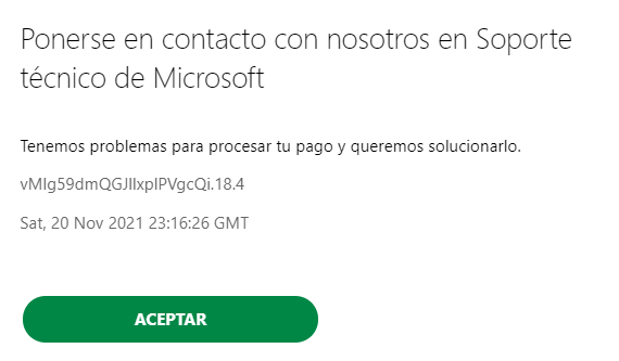 Error vMlg59dmQGJllxplPVgcQi.18.4 Al comprar gamepass en pc