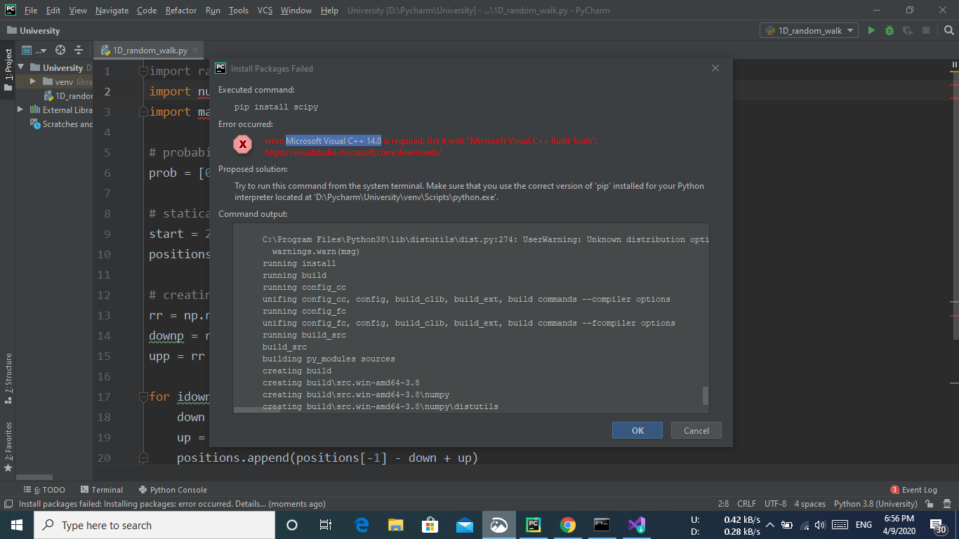 Microsoft Visual C 14 0 For Pycharm Microsoft Community