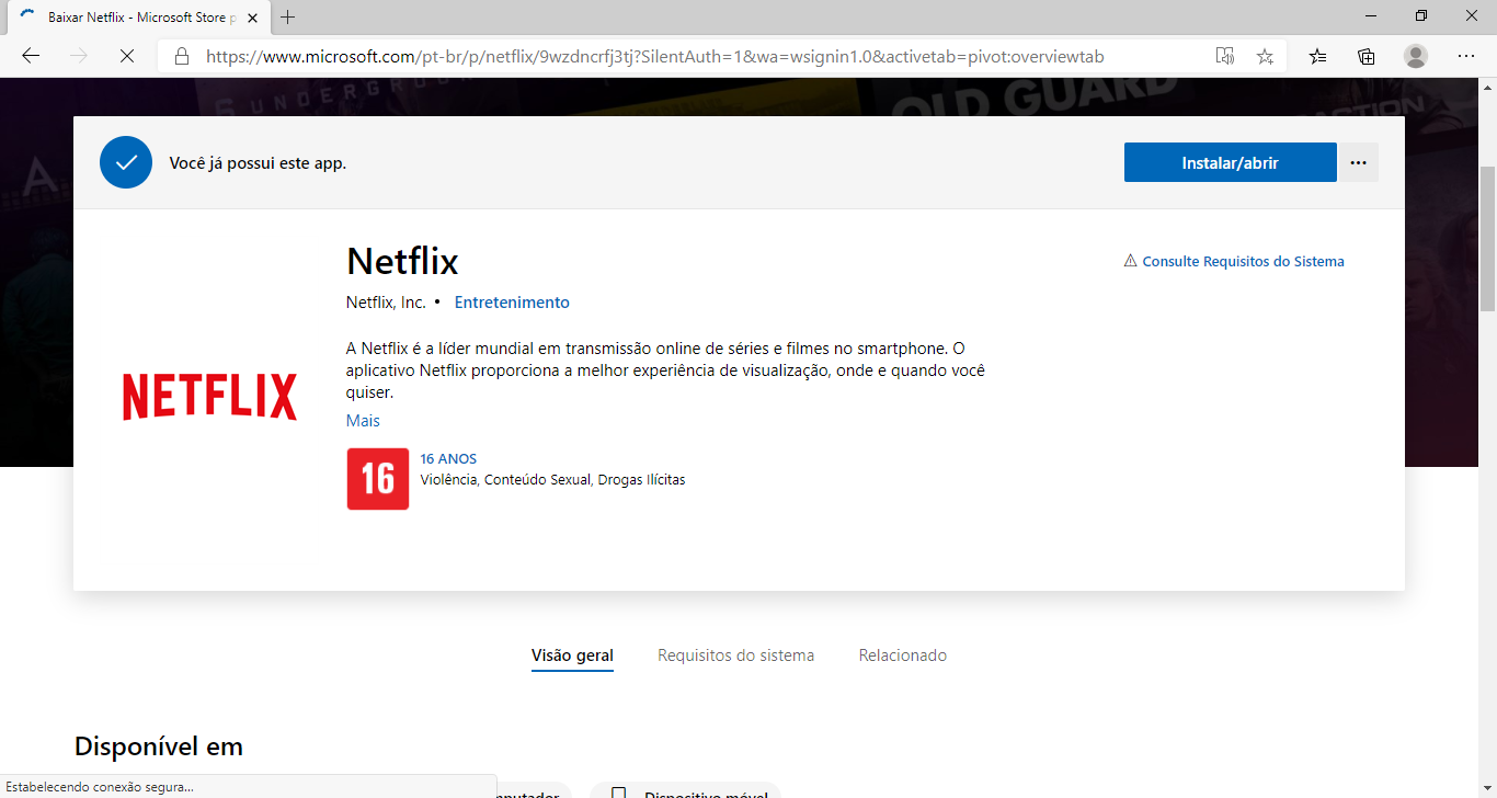 O Windows executa a Netflix sozinho. - Microsoft Community