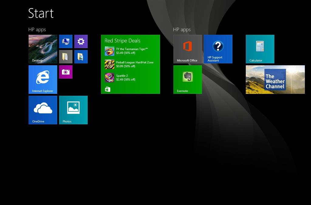 windows 8 metro screenshot