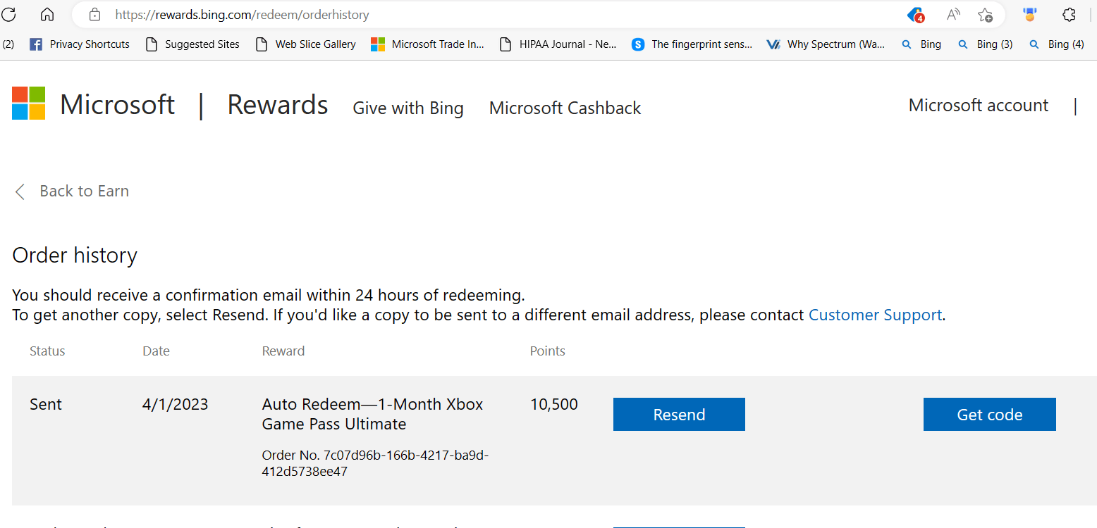 PSA: You may get banned for redeeming Microsoft Rewards points