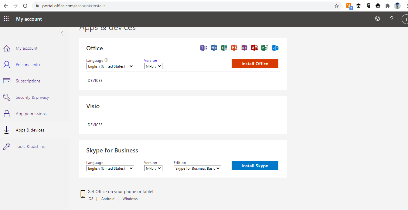 Visio install button not appear, Cant install visio - Microsoft Community