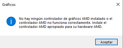 No hay ningun controlador de graficos amd best sale instalado o el controlador amd no funciona correctamente