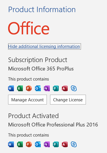 Office Professional 2016 1 PC Lifetime Version 