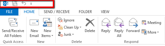 Outlook 2013 quick access toolbar make icons bigger microsoft community