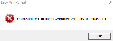 Untrusted System File Microsoft Community