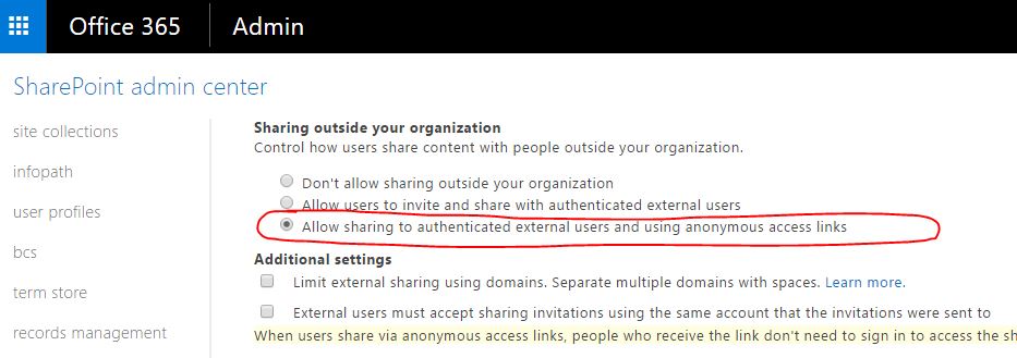 OneDrive For Busisness Will Not Allow Sharing Files - Microsoft Community