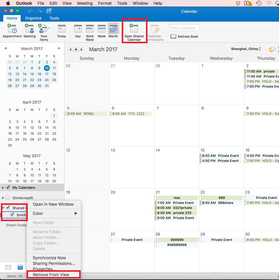 make calendar smaller outlook for mac