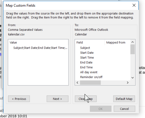 Importing Csv File Into Outlook Calendar Microsoft Community 0553