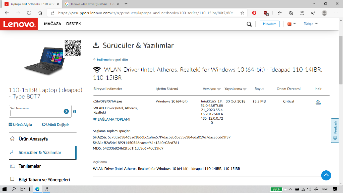 Wlan Driver - Microsoft Community