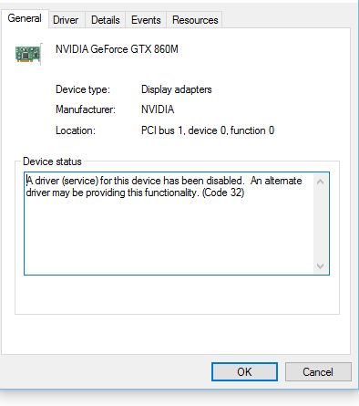 Uberettiget Misforstå slids Windows 10 Graphic Card Problem NVIDIA GPU. - Microsoft Community