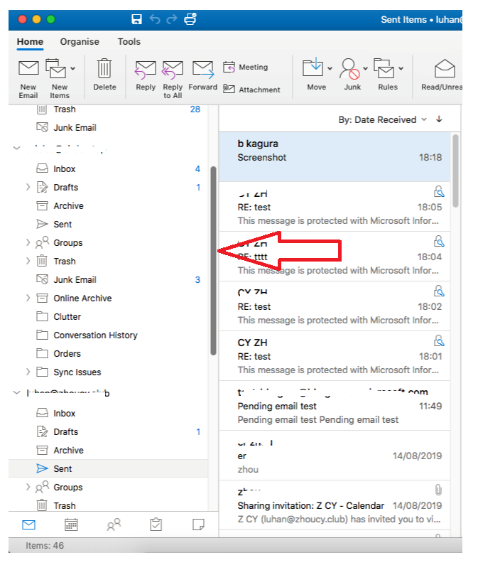 Outlook MacOS display multiple accounts - Microsoft Community