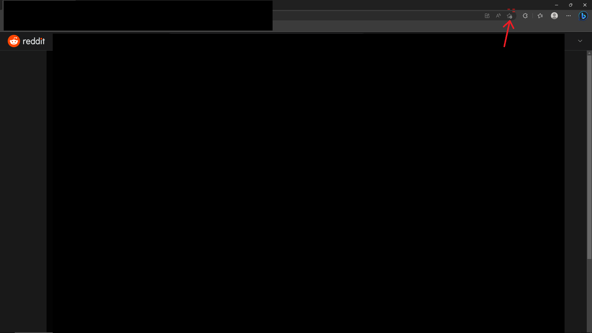 Black screen show red message