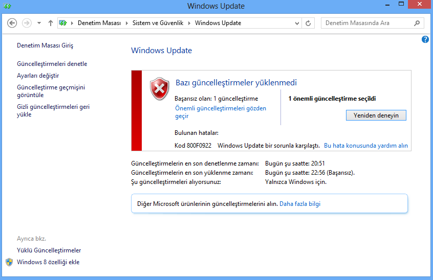 Windows Update Yükleme Hatası Yardımcı Olurmusunuz Microsoft Community 4297