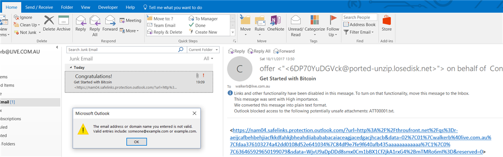 Remove Bitcoin Emails Microsoft Community - 