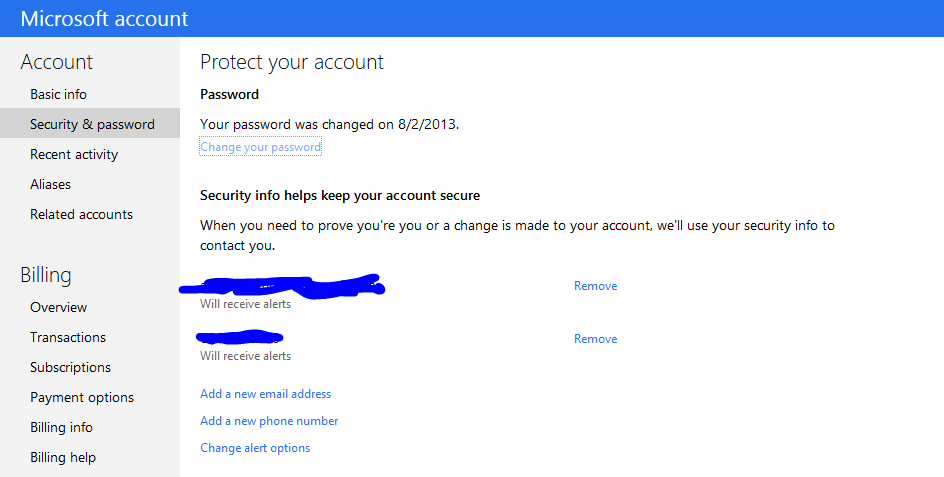 Problem When Adding A Phone Number On Outlook Security Info 