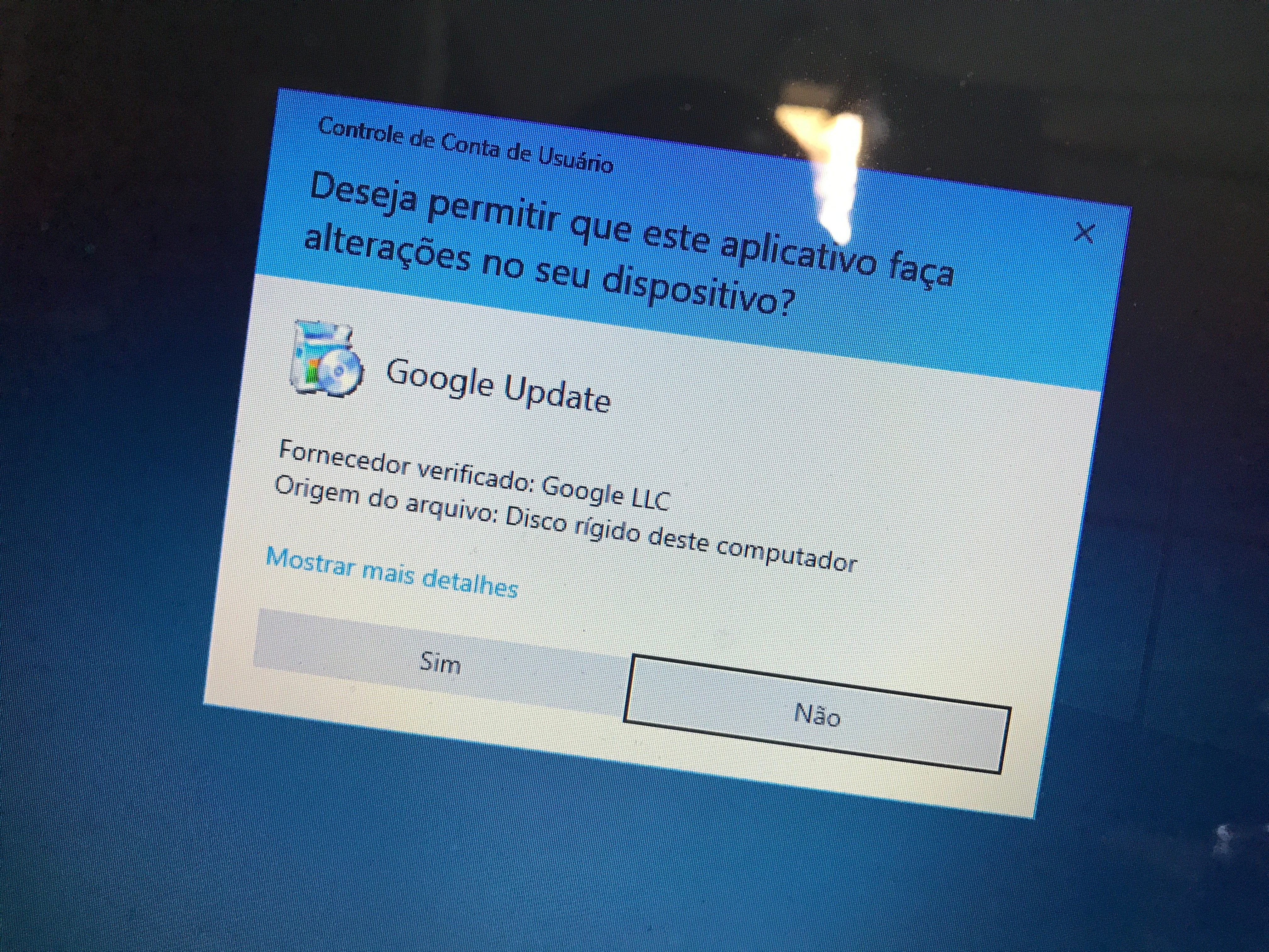 O Windows 10 me diz para usar um aplicativo verificado pela Microsoft