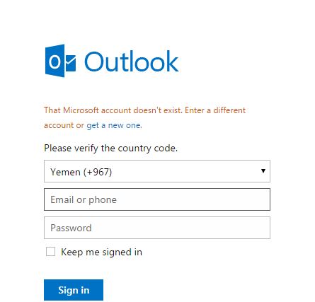 Microsoft outlook login