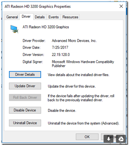 Revert Event/Update To Onboard Graphics Drivers - Microsoft Community