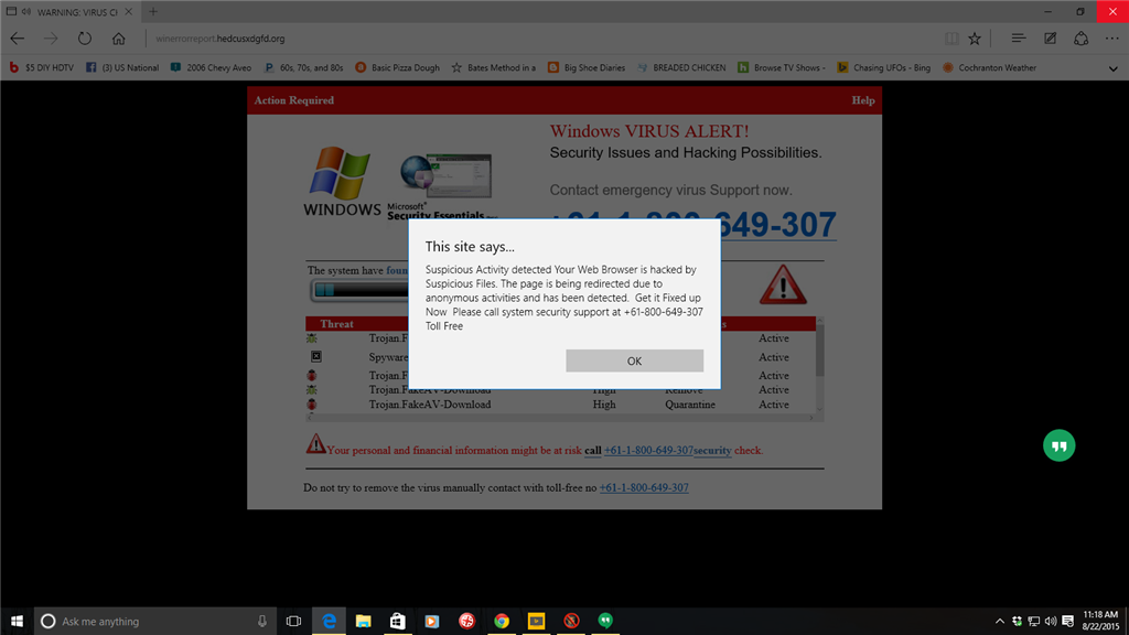 Microsoft Edge Update Virus