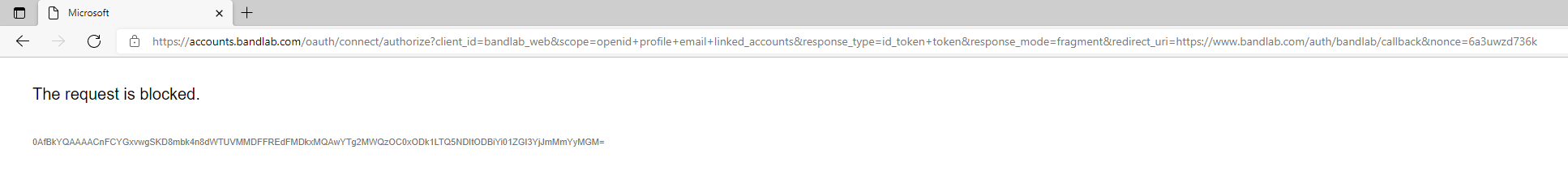 Vague "The Request Is Blocked" When Navigating To Website - Microsoft ...