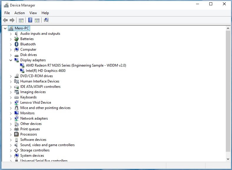 Amd radeon r7 2025 m265 windows 8.1 driver