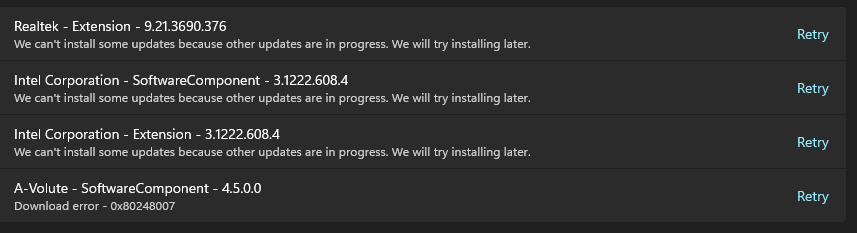 Can't update after installing tiny 11 - Microsoft Community