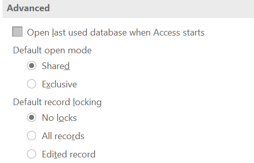 Get "could Not Lock File" When Try To Open An Access Database On ...