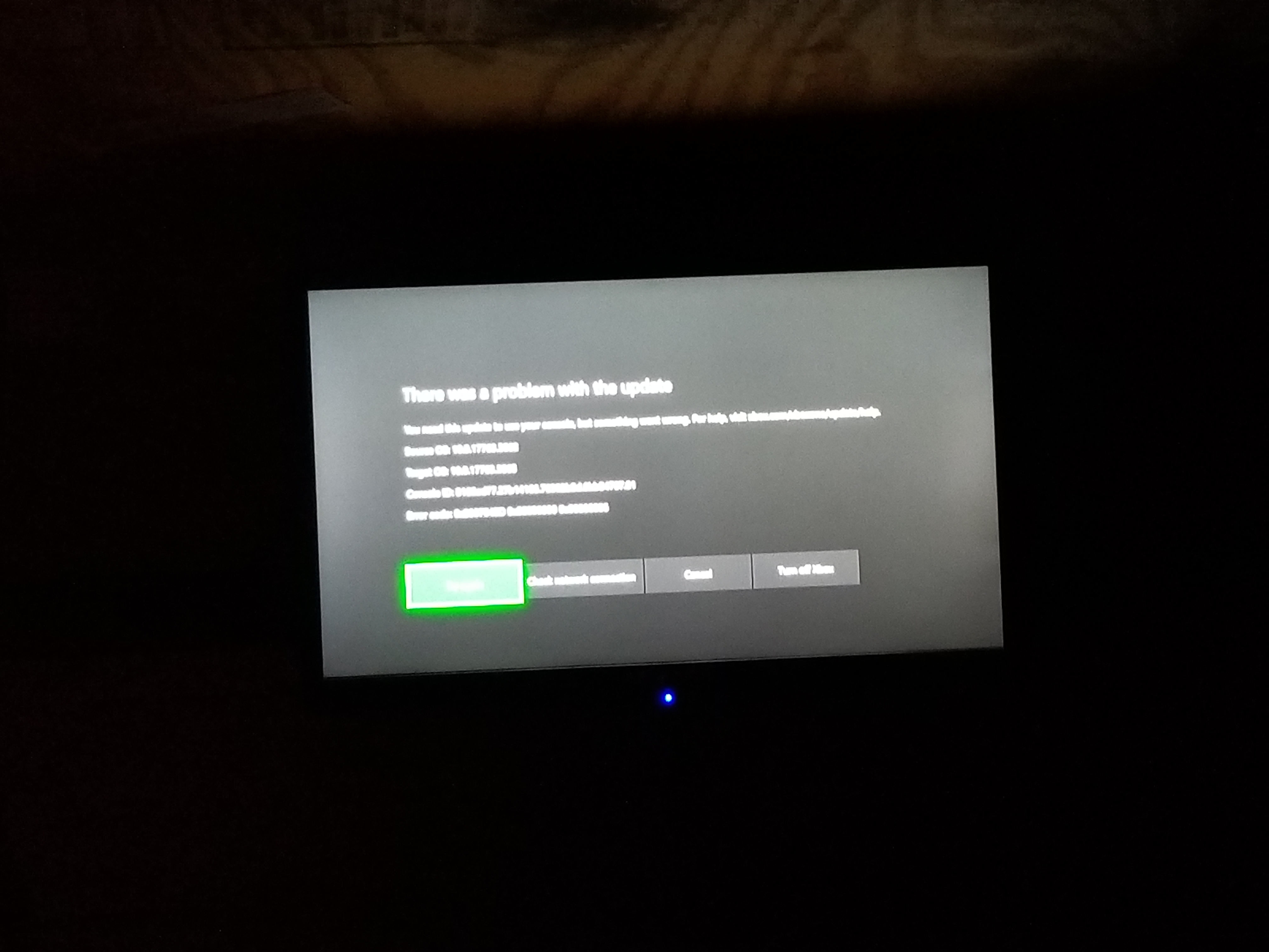 Xbox One X - Firmware Error - Cannot Reinstall - Please Help ...