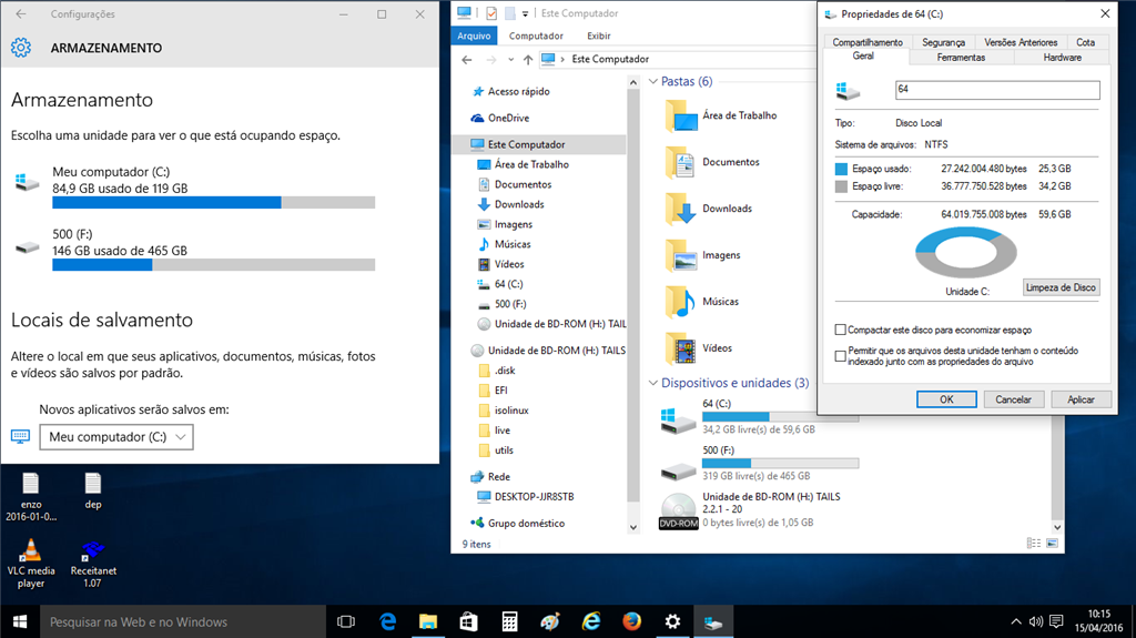 Configurações De Armazenamento No Windows 10 Microsoft Community 2919