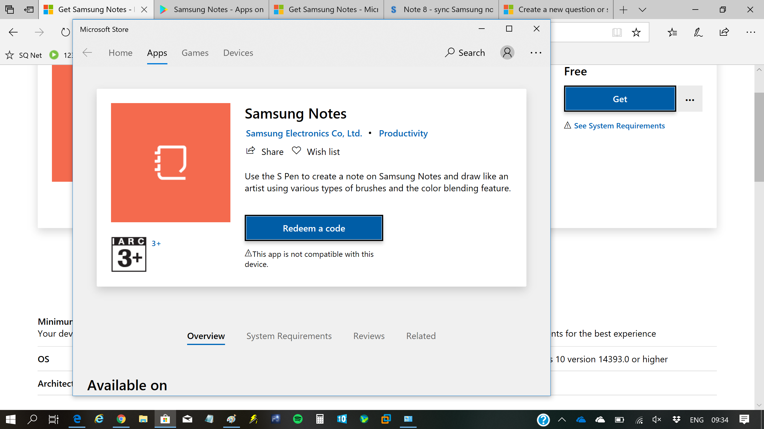 samsung notes download windows 10