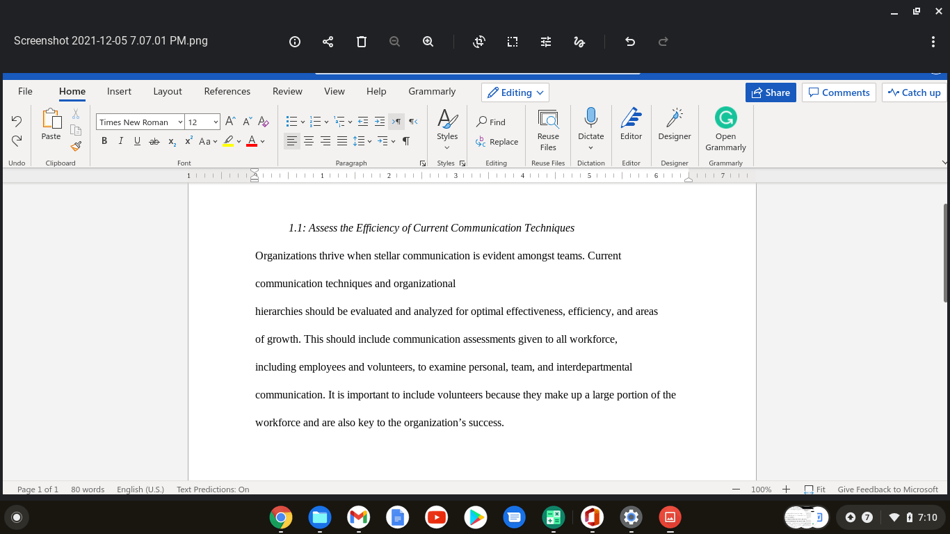 Formatting Errors in Word 365 App for Chromebook - Microsoft Community