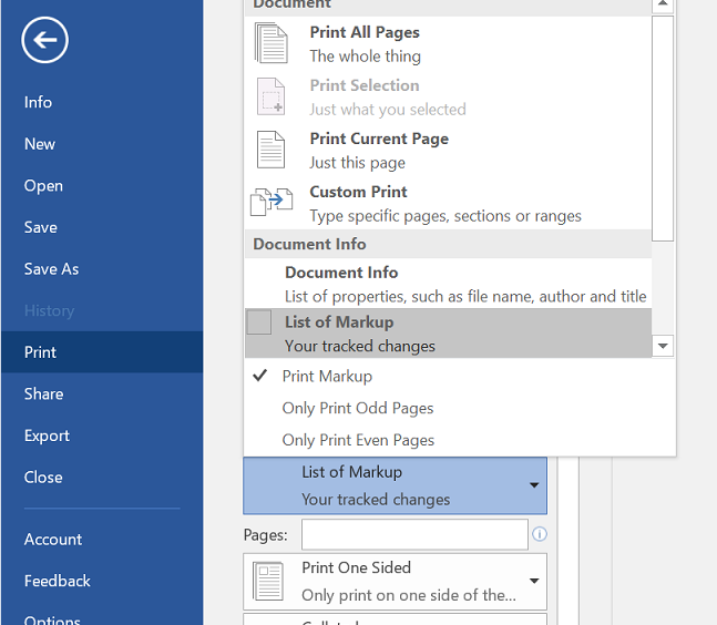 Printing Comments in Word 2016 - Microsoft Community