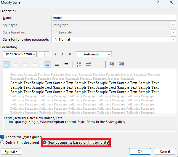 Turn Off Automatically Update Styles - Microsoft Community