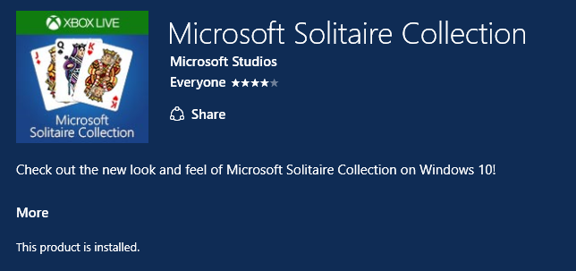 Can't install Microsoft Solitaire - Microsoft Community