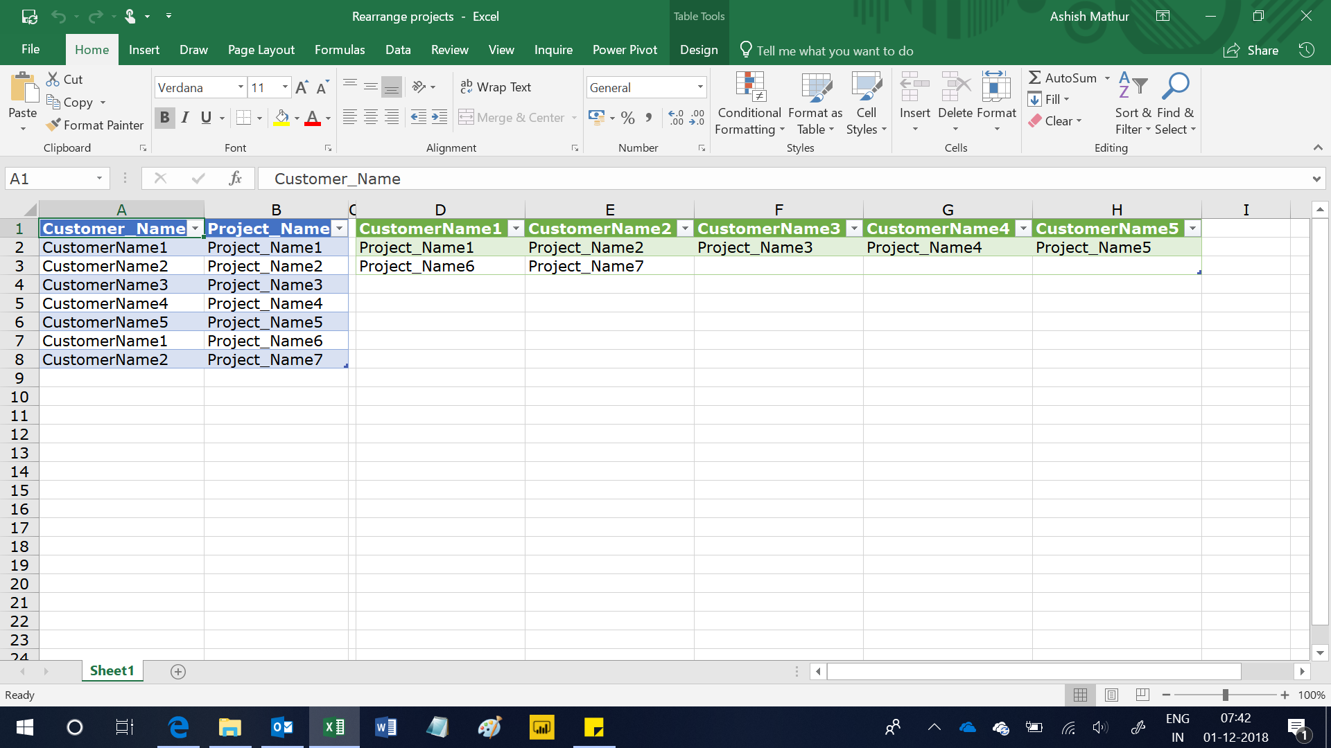 Pivot table's columns & rows - ways to populate data - Microsoft Community