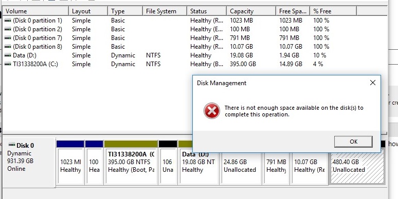 Ssd unallocated как исправить