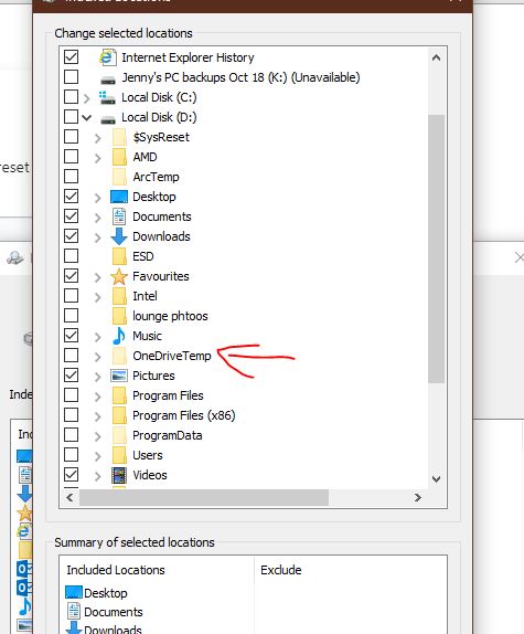 OneDrive Files Not Showing Up In Windows File Explorer Search. : Ask ...