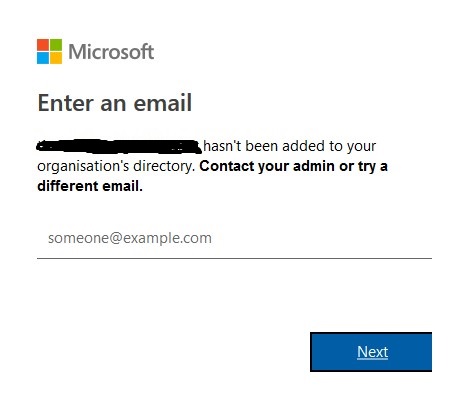 Address cannot register to com be used email Registration is