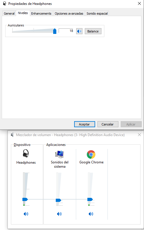 capa caja registradora Secretario Windows 10 • No funciona el volumen correctamente en mi PC. - Microsoft  Community